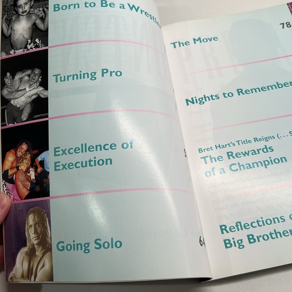 Bret Hitman Hart Softcover Fan Book With Perry Lefko - Picture 6 of 16